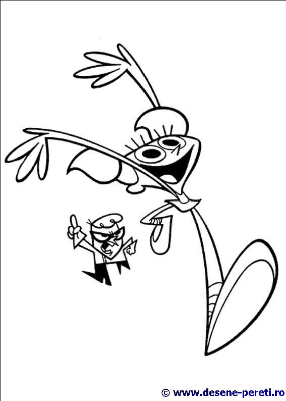 dexter lab desene colorat